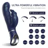 Vibrador de conejo G Spot Dildo juguetes sexy para mujeres adultos 9 modos de vibración impermeable conejito clítoris vibrador Personal