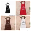 Kitchen Apron Wipeable Hand Waterproof Comfortable Oil-Proof Cartoon Wrea Dhprd