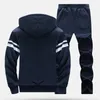 Survêtements pour hommes hiver hommes ensemble épaissir sweats à capuche pantalons mode sweat-shirt vêtements de sport sweat à capuche costumes sport 2022men