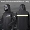 Tute da uomo Tuta impermeabile da moto Poncho da ciclismo impermeabile Pantaloni antipioggia Giacca leggera antivento Tute Tuta da uomo