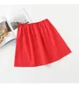 Kvinnors s￶mnkl￤der Kvinnors halv l￤ngd Basic kjol Pure Cotton White Short Underskirt Black Mid Hanfu fodrad 40 cm 50 cm 60 cm tunn