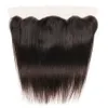 13x4 Human Hair Lace frontale rechte lichaamswardgolf diepgolf oor tot oor kan kantelen onderdeel natuurlijke kleur Braziliaans maagdelijk haar met Zwitsers kant 150% dichtheid 10-18inch