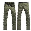 Sommarvinterelasticitet Mens Robust lastbyxor Silm Fit Milltary Army Overall Tactical Casual Trousers 38 220524