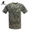 MEGE Military Camouflage Breathable Combat T Shirt Men Summer Cotton T shirt Army Camo Camp Tees 220620