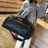 남성 패션 기생충 여행 가방 다목적 여성 더플 주말 가방 나일론 숄더 가방 큰 핸드백 휴대용 피트니스 블랙 XA763WB 220513