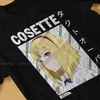 Męskie koszulki cosette urocze specjalne tshirt takt op muzyka anime najwyższej jakości kreatywne ubrania prezentowe