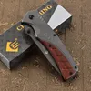 YUZI Defensive Tactical Folding Knife Stainless Steel Survival Hunting Camping Pocket Knife Hiking Outdoor Tool Titanium blade