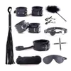 For Bondage Suits Handcuffs Footcuffs Whip Rope Vibrator Eye Mask sexy Toys Equipment Male Female Adult