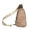 10pcs Waistpacks Women PU Retro Fashion Plain Large Capacity Crossbody Bag Mix Color