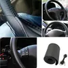 Steering Wheel Covers Set Black DIY 37-38cm CAR Cover Leather For Steering-Wheel Case With Needles And Thread StylingSteering