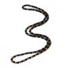 Correntes Hematita Obsidian Tiger Eye Beads Colares Homens Moda Tripla Proteção Mulheres Para Saúde Magnética JewelryChains240C