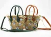 Shopping Bags Designer Basket Bag Women's Diamond Rattan Shoulder Crossbody Bag Drawstring Mini Handbags Female Brand Summer Small Tote Purses 220412