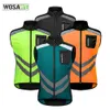 Veste de cyclisme wosawe homme éolien étanche imperméable réfléchissant ultramight vestes à vélo de vélo de montagne