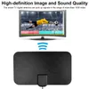 Protable 4K Digital 1080p DVB-T2 телевизионная антенна Booster 50 миль HDTV для антенны RV Outdoor Indoor Car