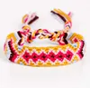 Vintage Bohemian 1.4CM Width Braided Cotton Rope Cuff Friendship Bracelet Anklet Bracelets Summer Jewelry