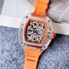 Luxury Wrist Watches Men Style Luxury Hight Quality Multifunktion Rubber Band Quartz Clock 22