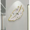 壁時計3次元の羽の時計リビングルームファッション背景装飾軽量の高級パーソナライズされたアートウォール