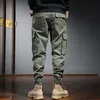 Pantalon Homme Style Japonais Mode Hommes Jeans Coupe Ample Grande Poche Casual Cargo Salopette Streetwear Hip Hop Joggers Baggy PantalonHommes Naom2