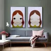 Yoshitomo Nara Cute Cartoon Girl Canvas Painting Sleepwalking Doll Poster Japanese Wall Pictures For Girl Kids Room Decoration