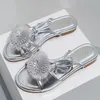 Designer sandálias planas chinelas de tira cruzada damas roma sandal slides de alta qualidade na praia de praia sapatos casuais