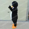 Halloween Cute Penguin Mascot Costume Wysokiej jakości kreskówkowy Anime Teme Postacie Dorośli rozmiar świątecznego stroju reklamowego na świeżym powietrzu