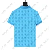 2022 Yaz tasarımcı erkek polos Avrupa gömlek kadın klasik mektup jakarlı baskı t gömlek vidalı Pamuk patchwork POLO tişörtleri M-XXXL