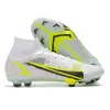 2023 Mercurial Superfly 8 Elite FG Voetbalschoenen Laarzen XIV 14 Lage voetbalschoenen voor heren Firm Ground Outdoor Zacht lederen trainers Gebreid maat 36-46