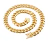 18K Gold Plated Chains new men's hip hop encrypted single woven six sided grinding buckle Necklace Bracelet Set