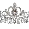 Novo Nupcial Cristal de Cristal Strass Headband Princess Crown Pente Tiara Prom Pageant 1 Pc YT222