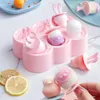 Silicone Ice Cream Mold 6 Holes Popsicle Cube Maker Mould Chocolate Tray Kitchen Gadgets by sea
