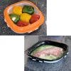 Scatole di stoccaggio bins frigorifero trasversale aspirapolvere vassoio fresco cucina forniture per cucina piatto per alimentari punto contenitore