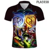 رجال Polos Ropa de Hombre أزياء الصيف غير الرسمي قصير الأكمام ثلاثية الأبعاد المطبوعة القمصان Avata آخر Airbender Streetwear Cool Homme Topsmen's