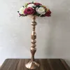 Dekorationsljushållare 60 cm/24 "Metall Candlestick Flower Vase Table Centerpiece Event Flower Rack Floor Road Wedding Imake117