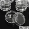 Plastic Pot Jars Empty Cosmetic Container With Lid For Creams Sample Make-Up Storage Drop Delivery 2021 Packing Boxes Office School Busine