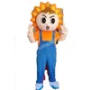 Christmas Sun Flower Boy Mascot Costumes High quality Cartoon Character Outfit Suit Halloween Outdoor Theme Party Adults Unisex Dress