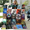 Dinosaur Throw Kids Boys Ancient Animal Flannel Blanket Fleece Dragon Blankets for Couch Sofa Bedroom Living Room 220616