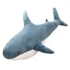 Cartoon Giant Shark Plush Toys Soft Stuled Dolls Speelboed Animal Reading Pillow For Kids Children Birthday Gifts 220702