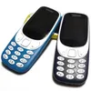 Original renoverade mobiltelefoner Nokia 3310 3G WCDMA 2G GSM 2,4 tum 2MP kamera Dual Sim Unlocked Cell Phone Present till Old Man Student