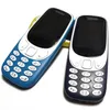 Оригинальные отремонтированные мобильные телефоны Nokia 3310 3G WCDMA 2G GSM 2,4 дюйма 2 -мегапиксельной камеры Двойной SIM -разблокированный подарок сотового телефона для старика Студента