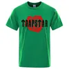 Fleur Rose Design Trapstar Londres imprimé hommes t-shirts été coton t-shirt surdimensionné hauts rue haute qualité marque t-shirt 220608