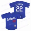 Xflsp Men 22 Kershaw Los Angeles Throwback baseball Jersey Colour White Gray Blue Black 100% Stiched Size S-3XL Vintage Jerseys