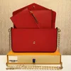 2023 echtes Leder Damen Designer Pochette Felicie Umhängetasche Damenhandtaschen Louise Geldbörse Umhängetaschen Viuton Tote Pruse Vutton Seriennummer