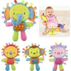 8 Styles Baby Toys 0-12 Months Appease Ring Bell Soft Plush Educational Infant Kids Rattles Mobiles Squeaky Sound Toy 220428
