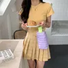 Make-up opbergzak schattig crème potloodtas taro modder kleurstationaarden tas met grote capaciteit draagbare meisje cosmetische tassen