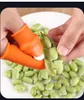 Garden Supplies Silicone Thumb Knife Finger Protector Vegetable Harvesting Knife P-Plant Blade Scissors Cutting Rings Garden-Gloves