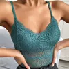 Drop Ship Sexy Bandage Lace Women Camis Reggiseno Top senza spalline Bianco nero reggiseno sexy Tank s Donna senza maniche 220610