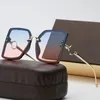 Damen-Brille, Designer-Sonnenbrille, klassisches Retro-Sonnenglas für modische Unisex-Sonnenbrille, Strand, mit Geschenkbox
