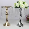 Dekoration xquisite Flower Vase Twist Shape Stand Golden/ Silver Wedding/ Table Centerpiece 52 cm Tall Road Lead Home Decor IMake067