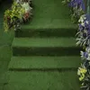 Dywany Zielona sztuczna trawa dywan realistyczna fałszywa mata do ogrodowych/zewnętrznych trawników ogrodowych