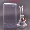 Mini Glass Water tobacco Bong pipe Pyrex Hookah Oil Rigs dab Bongs with metal bowl for smoking dry herb